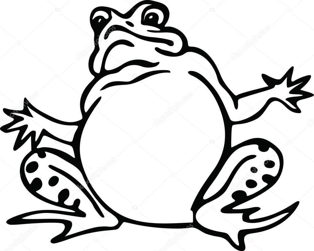 Line Drawing Of Frogs at GetDrawings | Free download