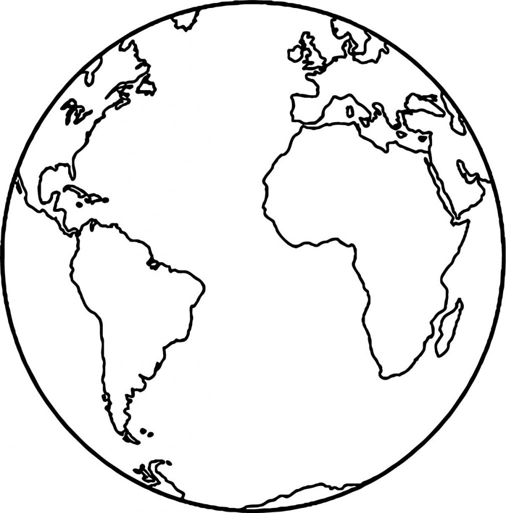 Line Drawing Of Globe at GetDrawings Free download
