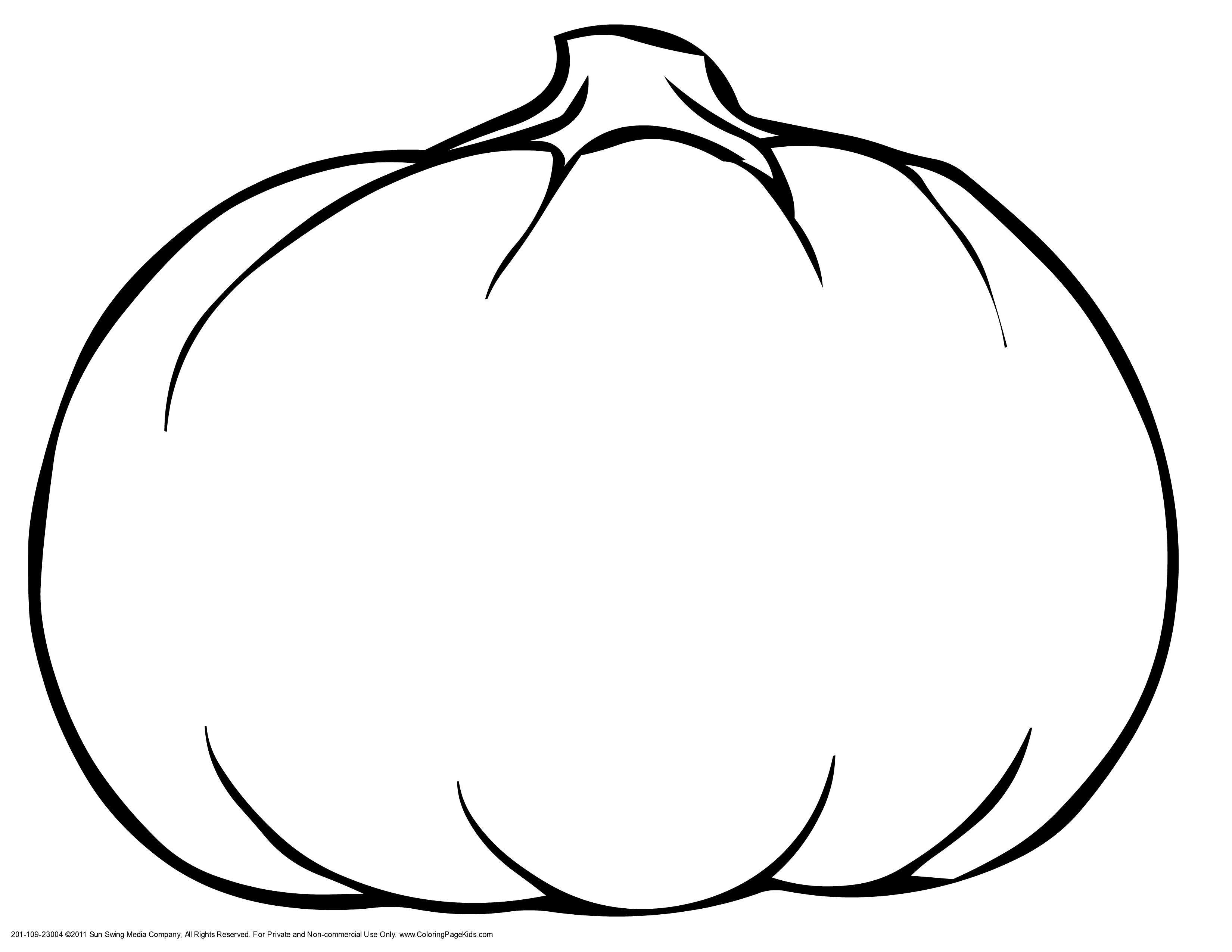 Blank Pumpkin Printable