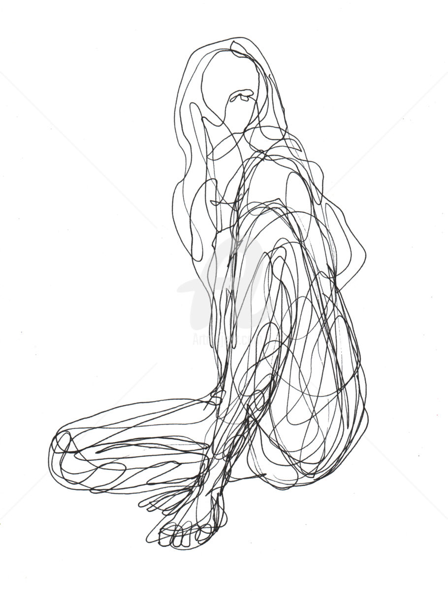 Line Drawing Of Woman at GetDrawings Free download