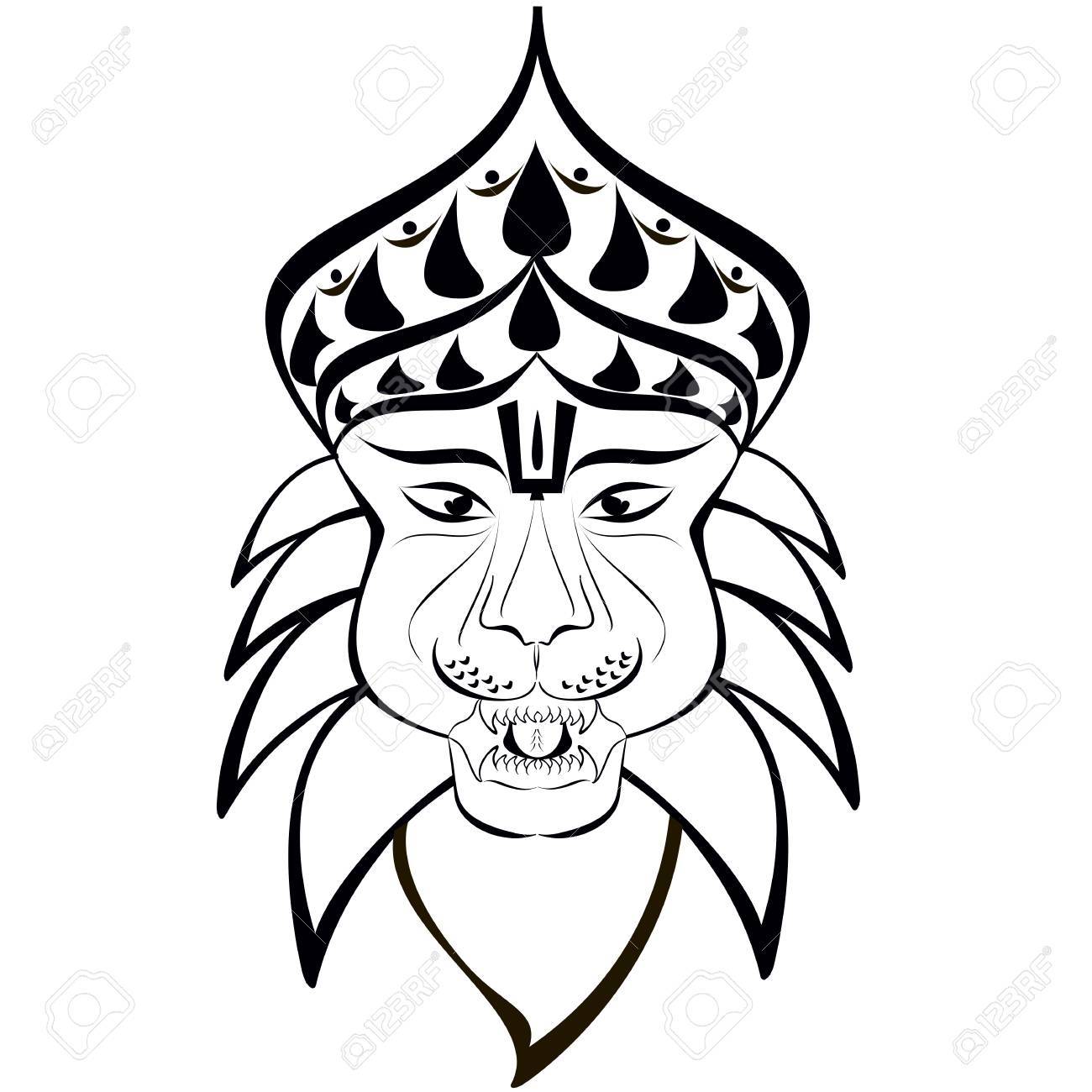 Lion Drawing Outline at GetDrawings | Free download