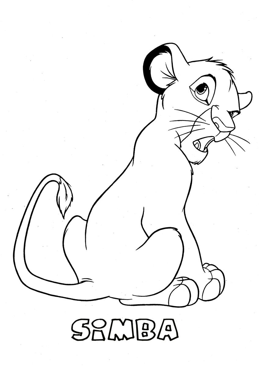 Lion King Simba Drawing at GetDrawings | Free download