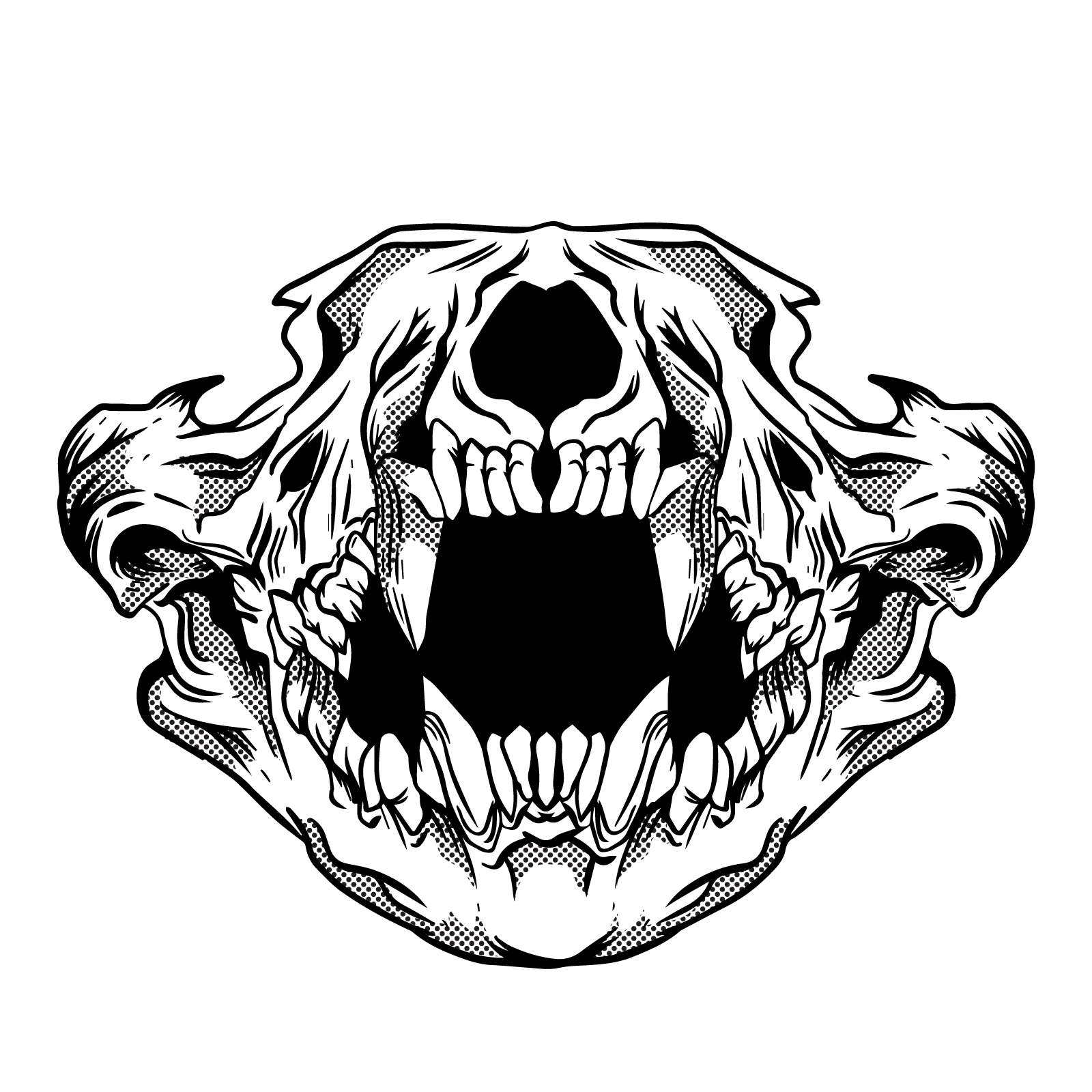 Lion Skull Drawing at GetDrawings Free download