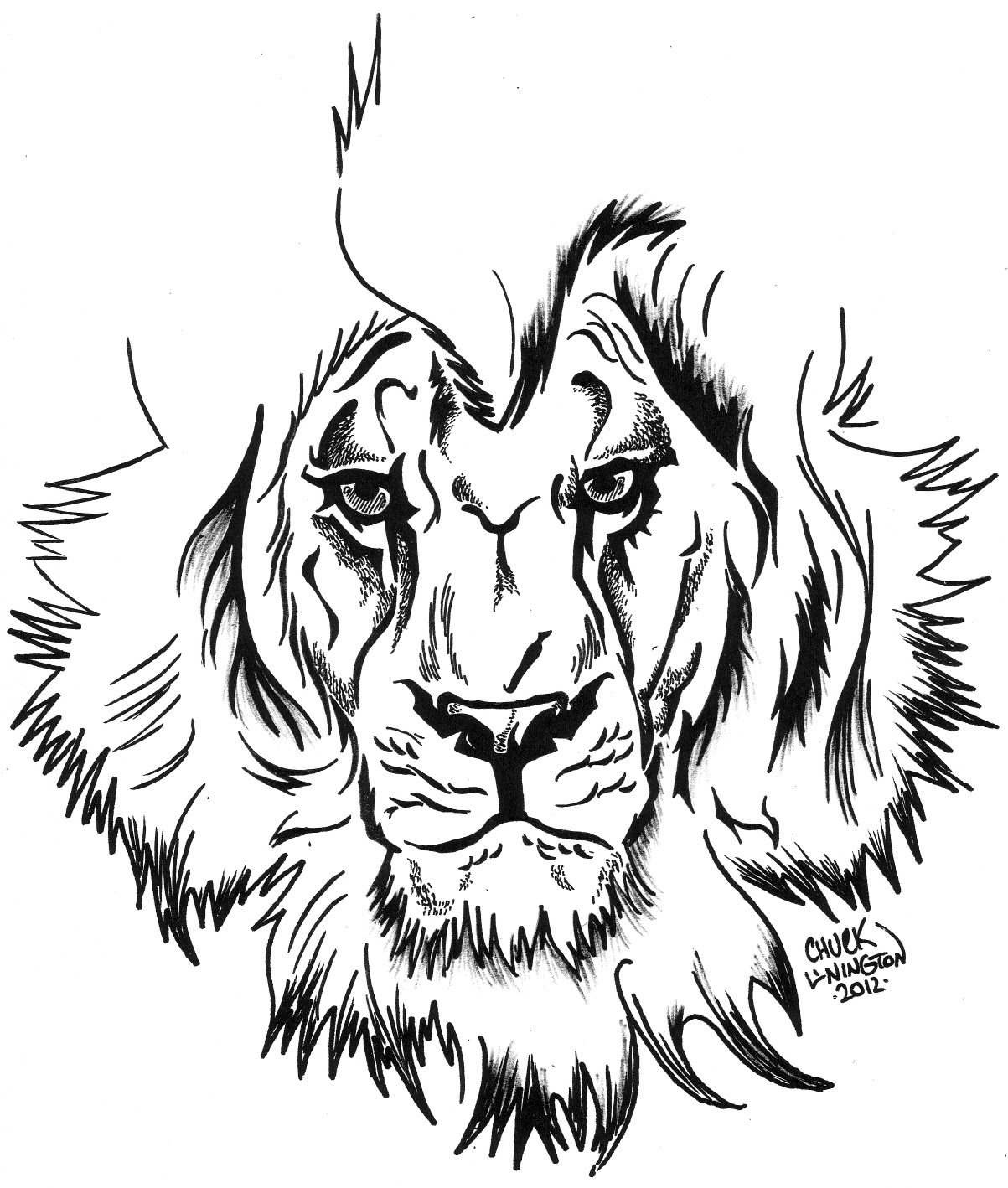 Lion Tattoo Drawing at GetDrawings Free download