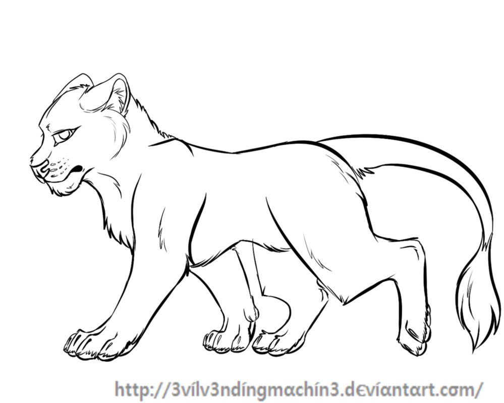 Lioness Drawing at GetDrawings | Free download