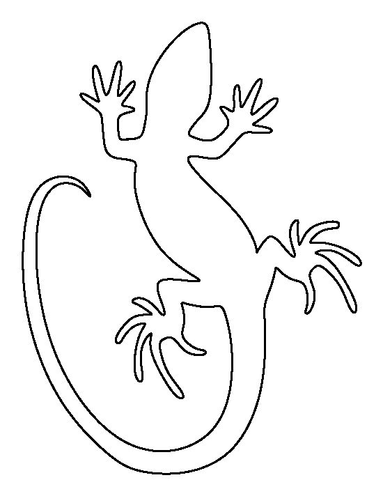 Lizard Drawing Outline At GetDrawings Free Download