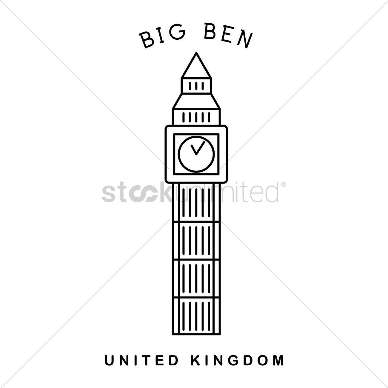 London Clock Tower Drawing at GetDrawings Free download