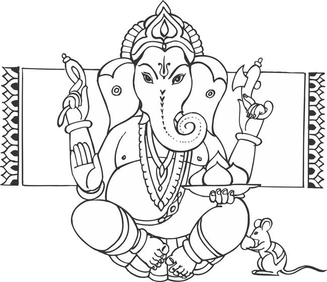 Lord Ganesha Drawing Images at GetDrawings | Free download