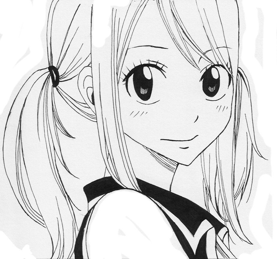 Lucy Heartfilia Drawing at GetDrawings | Free download