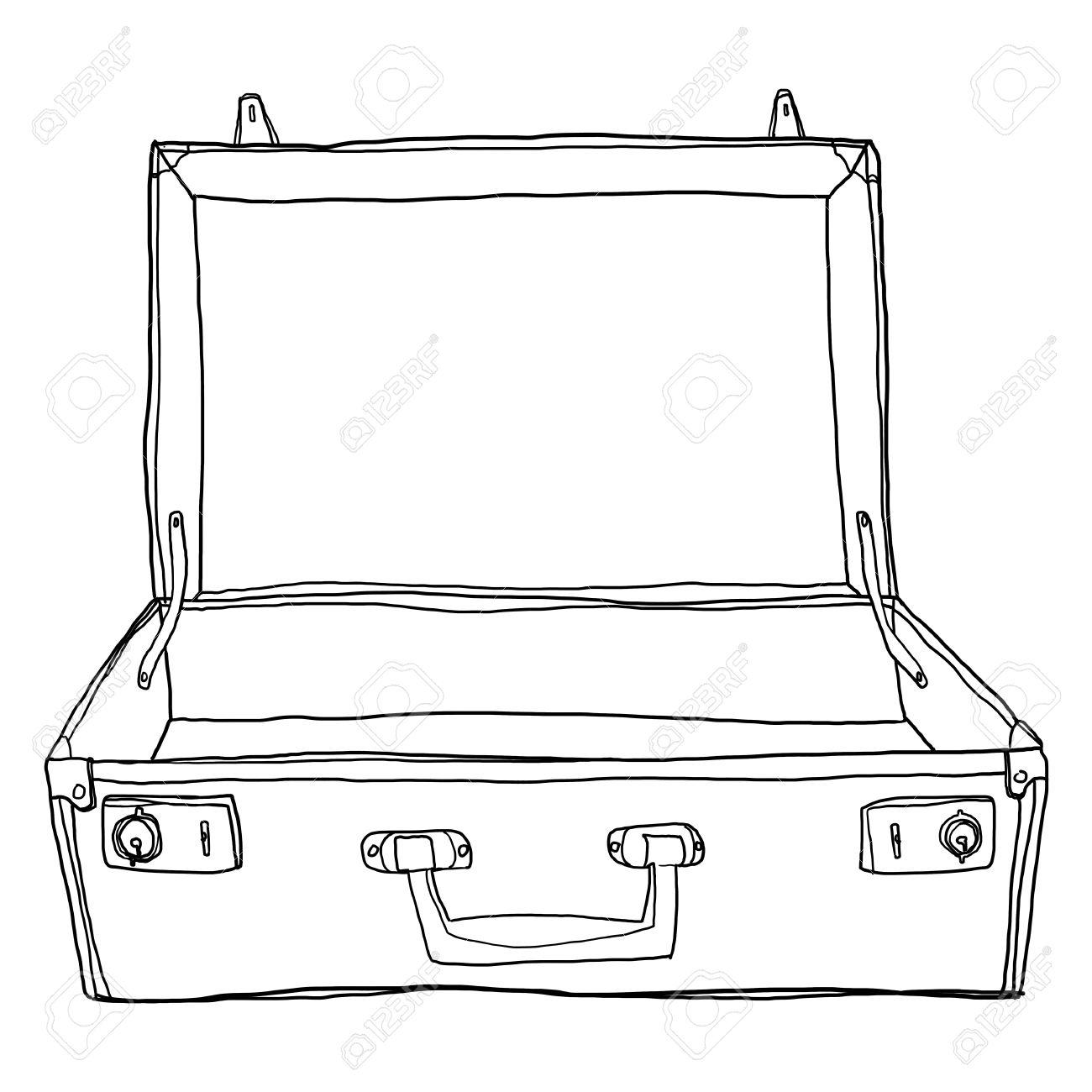 Luggage Drawing at GetDrawings | Free download