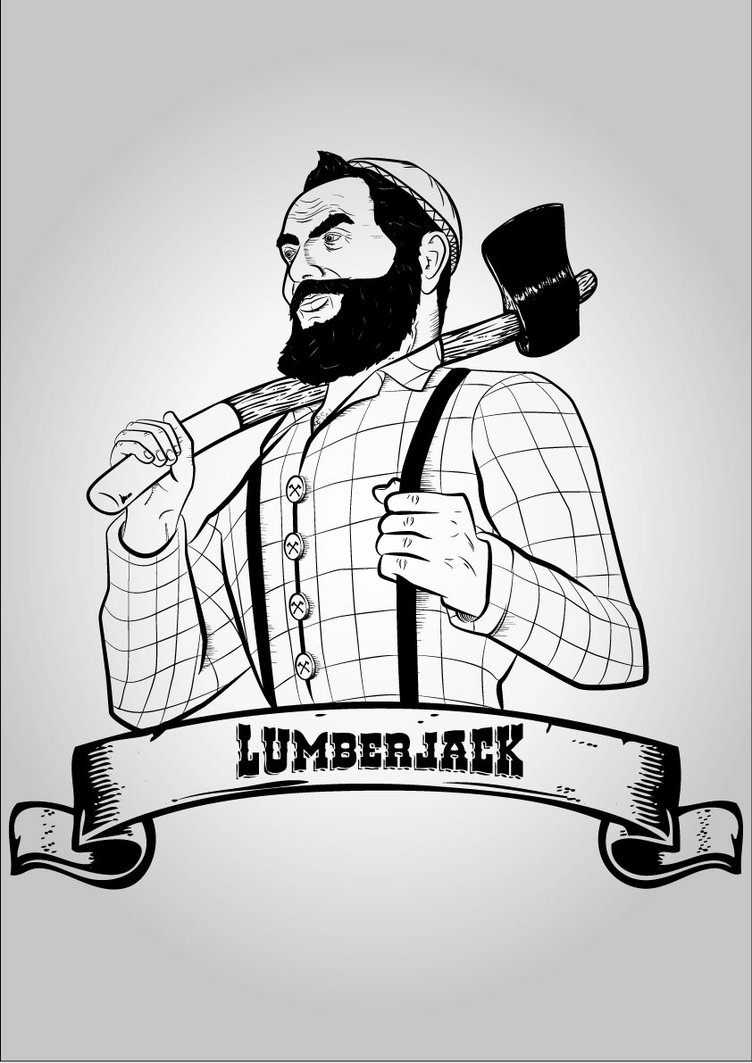 Lumberjack Drawing at GetDrawings Free download
