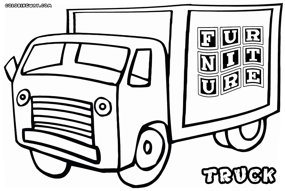 Mail Truck Drawing at GetDrawings Free download