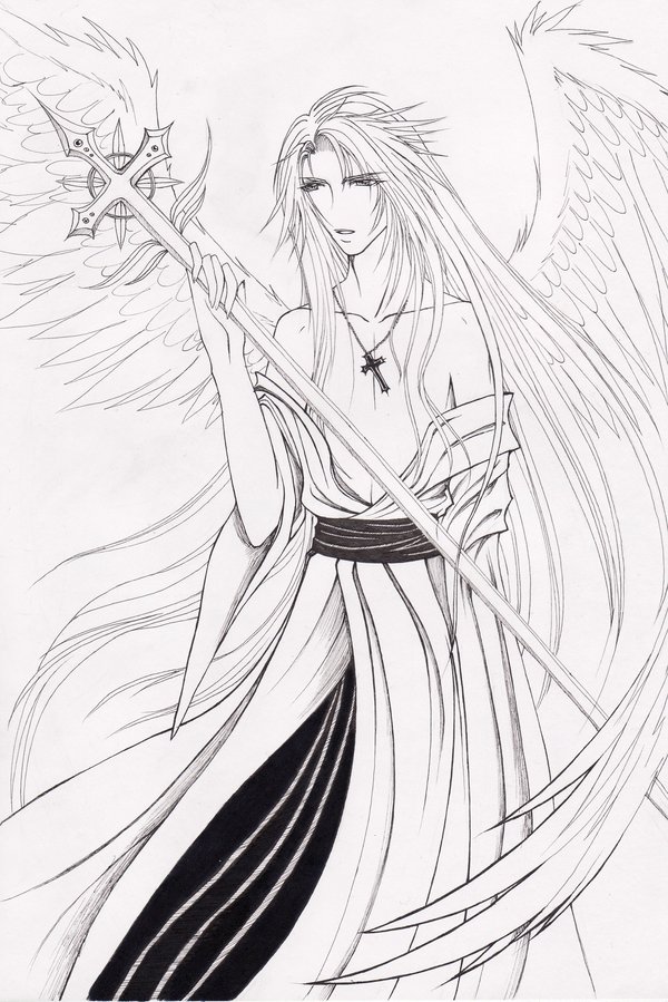 Male Angel Drawing at GetDrawings Free download