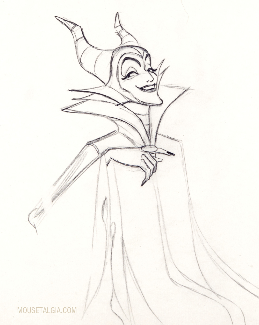 Download Maleficent Drawing at GetDrawings | Free download