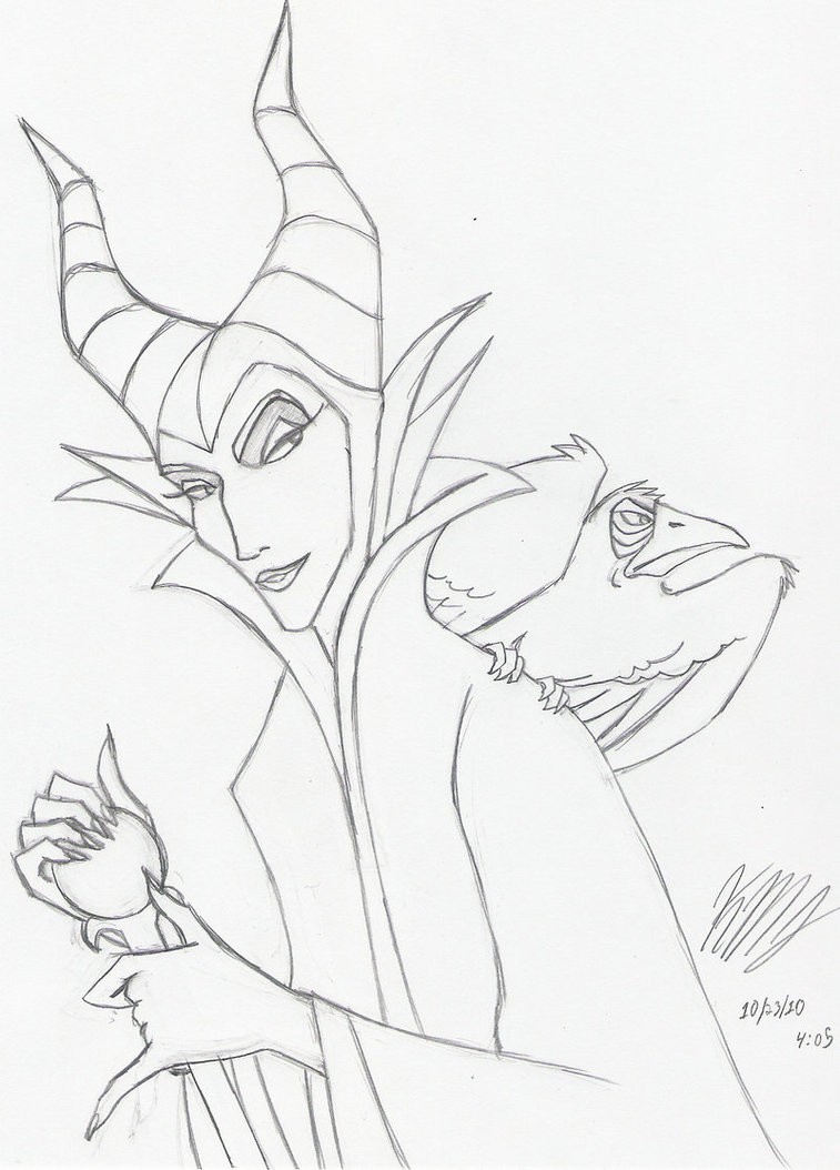 Maleficent Drawing At Getdrawings Free Download