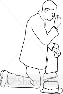 Man Praying Drawing at GetDrawings | Free download