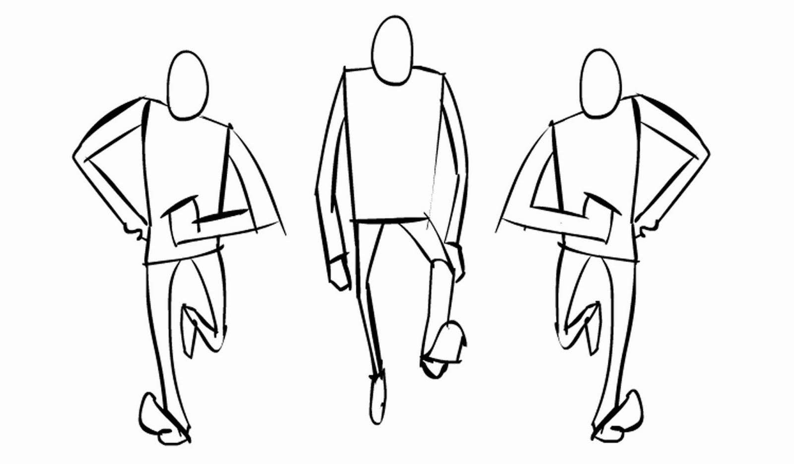 Front walk Cycle animation
