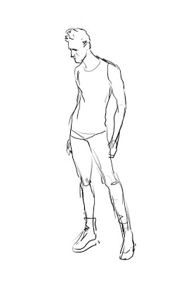 Man Standing Drawing at GetDrawings | Free download