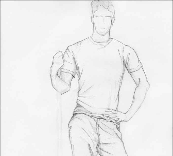 Man Standing Drawing at GetDrawings | Free download