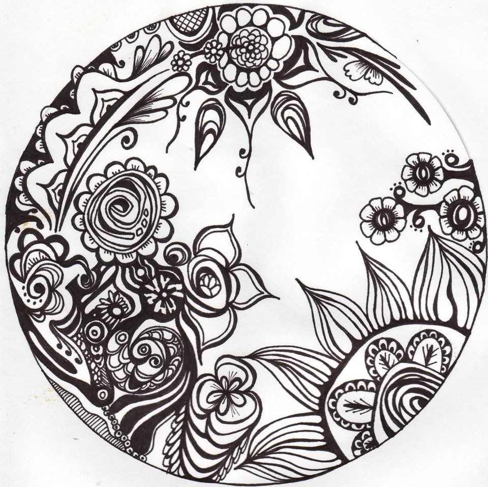 Mandala Art Drawing at GetDrawings | Free download