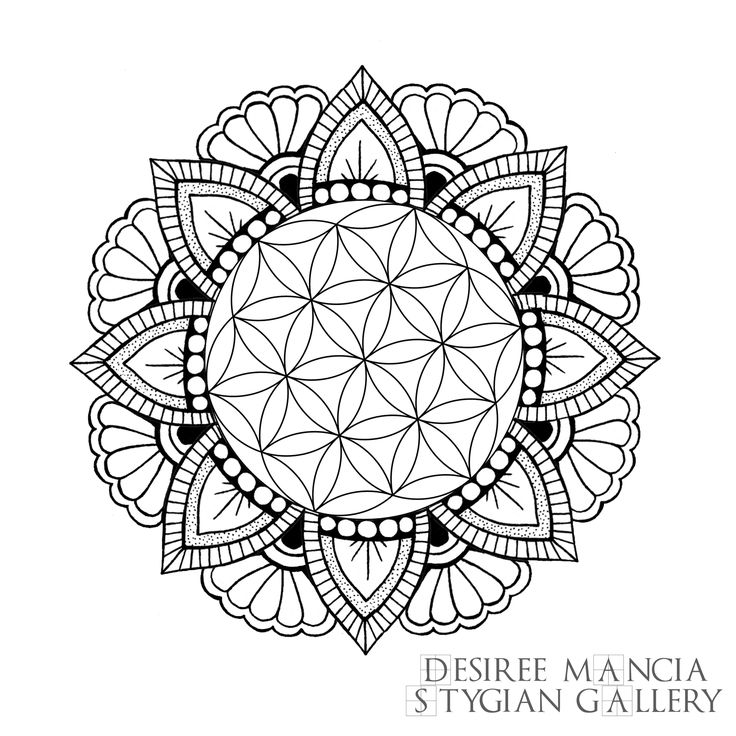 Easy Mandala Drawing at GetDrawings | Free download