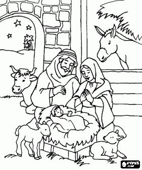 The best free Nativity scene drawing images. Download from 2579 free