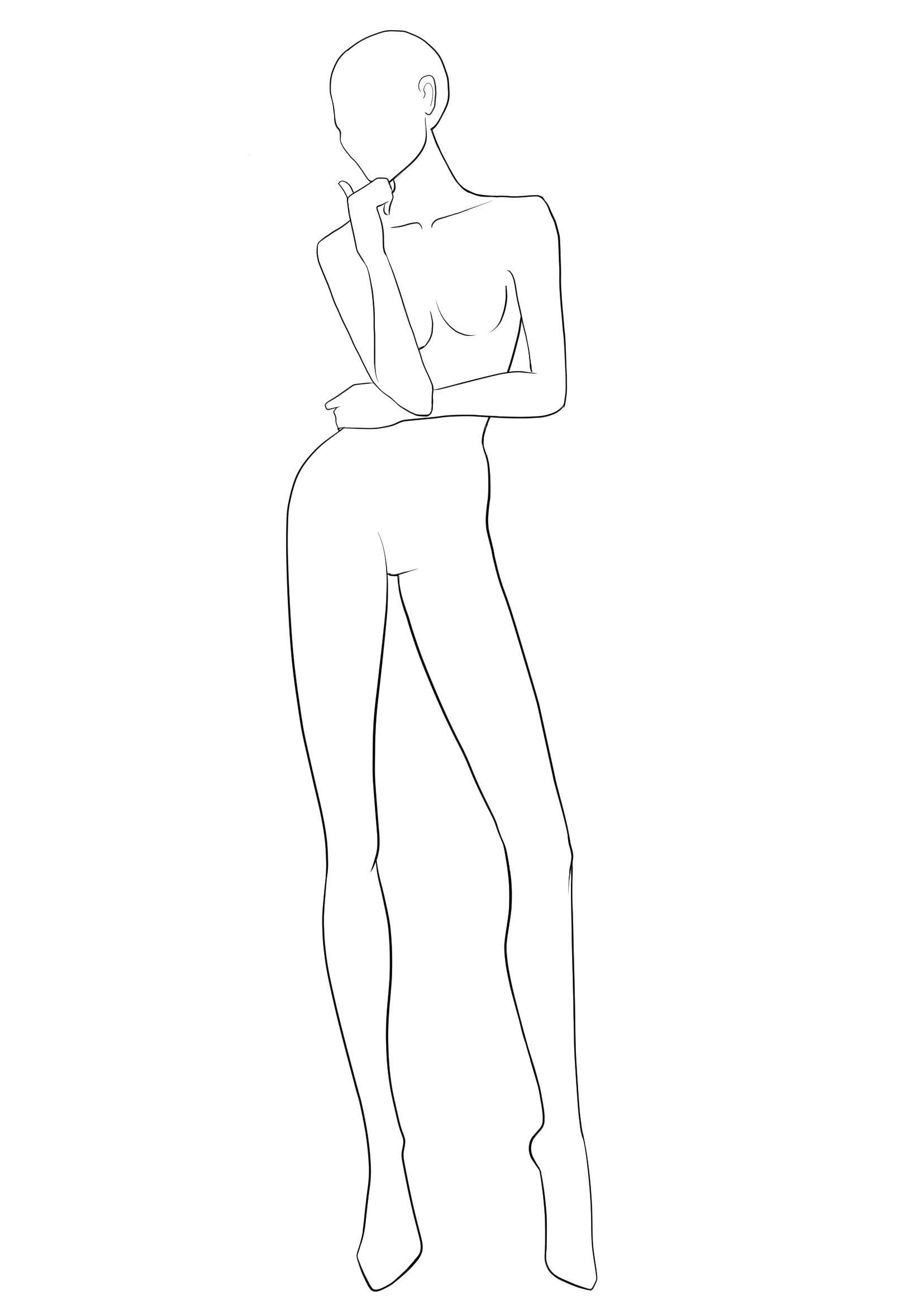 Mannequin Drawing For Fashion at GetDrawings Free download
