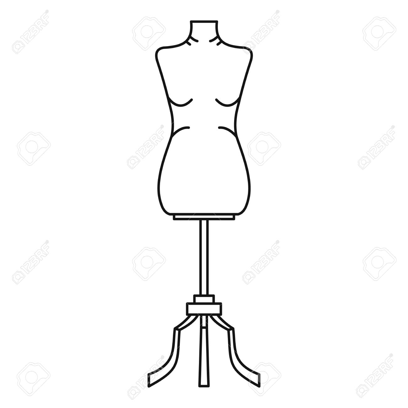 Wood Manikin / Mannequin (12 high) –