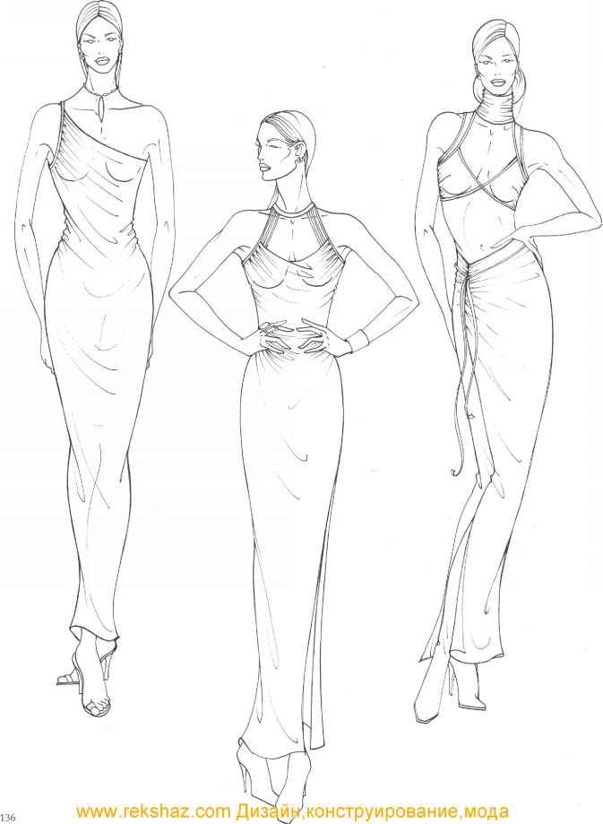 dress mannequin sketch