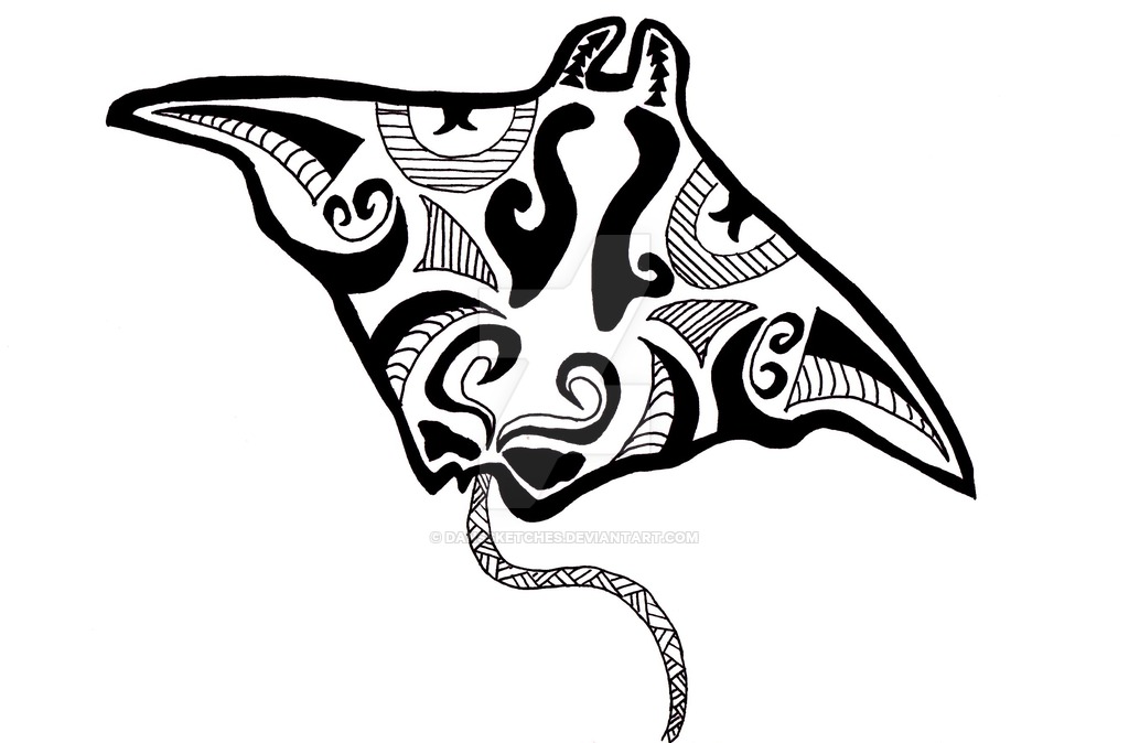 Manta Ray Drawing at GetDrawings Free download