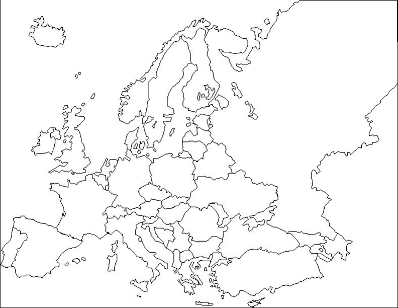 Map Of Europe Drawing at GetDrawings Free download