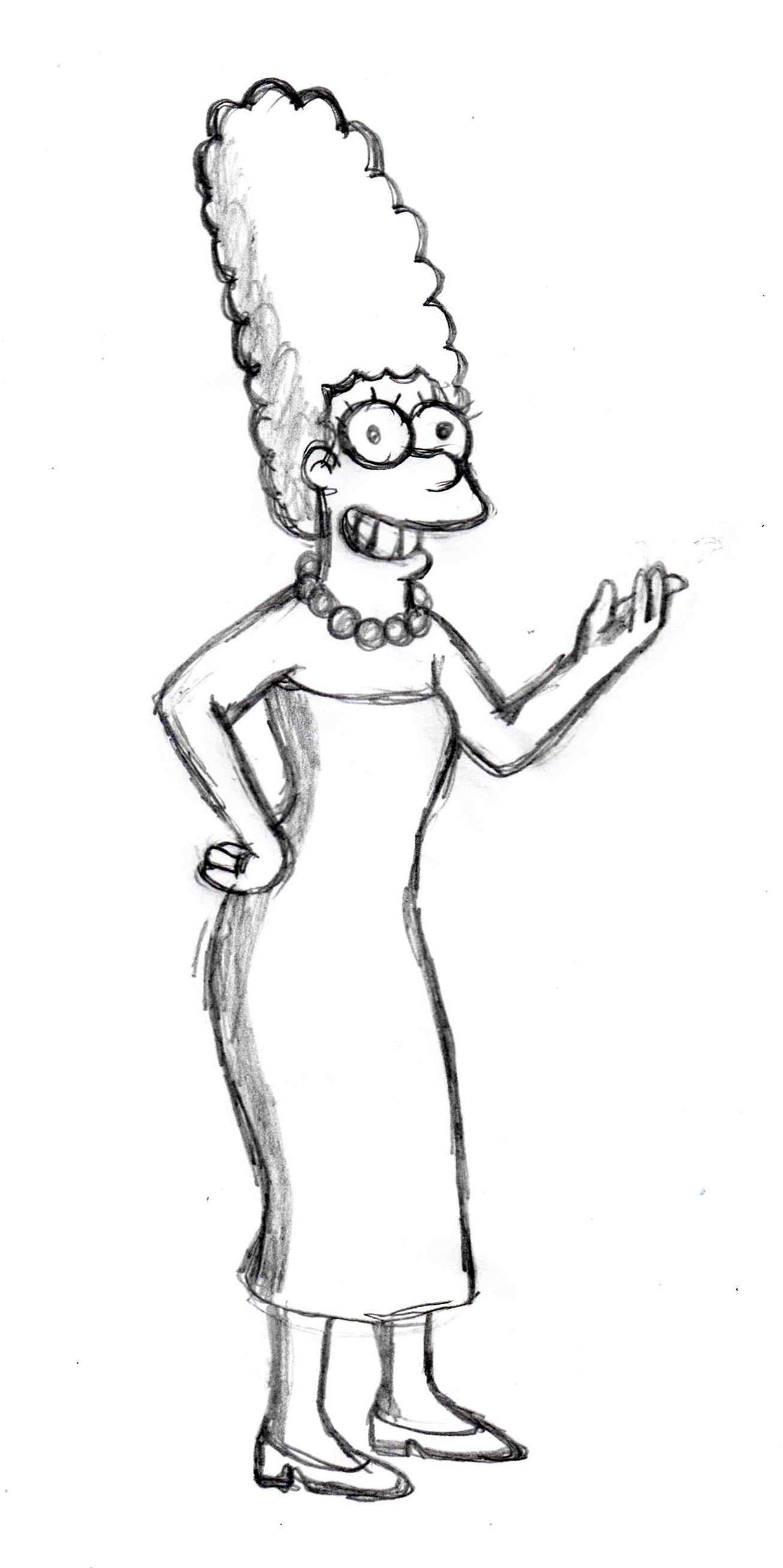 Marge Simpson Drawing at GetDrawings Free download