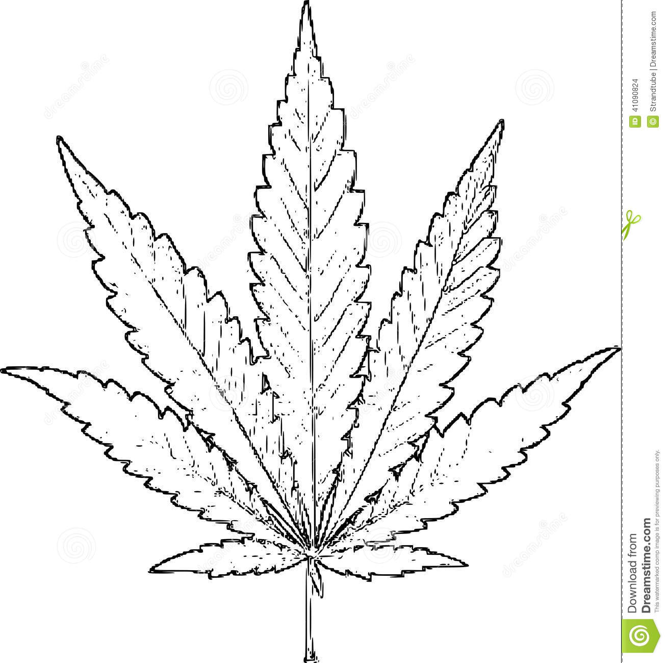 Marijuana Leaf Drawing Step By Step at GetDrawings Free download