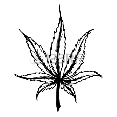 Marijuana Leaf Drawing Step By Step at GetDrawings | Free download