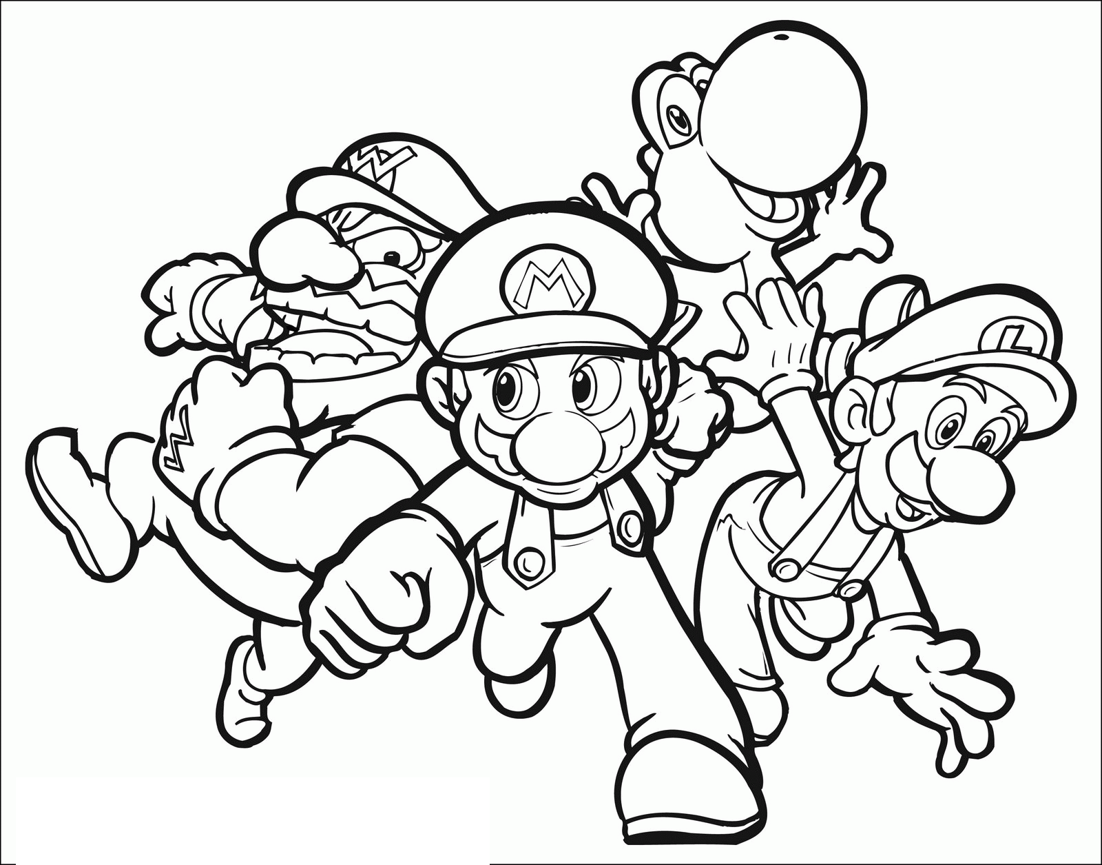 Mario Bros Drawing at GetDrawings | Free download