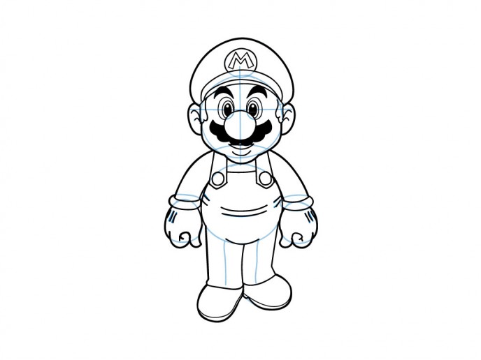 Mario Bros Drawing at GetDrawings | Free download