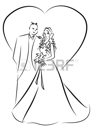 Marriage Drawing at GetDrawings | Free download