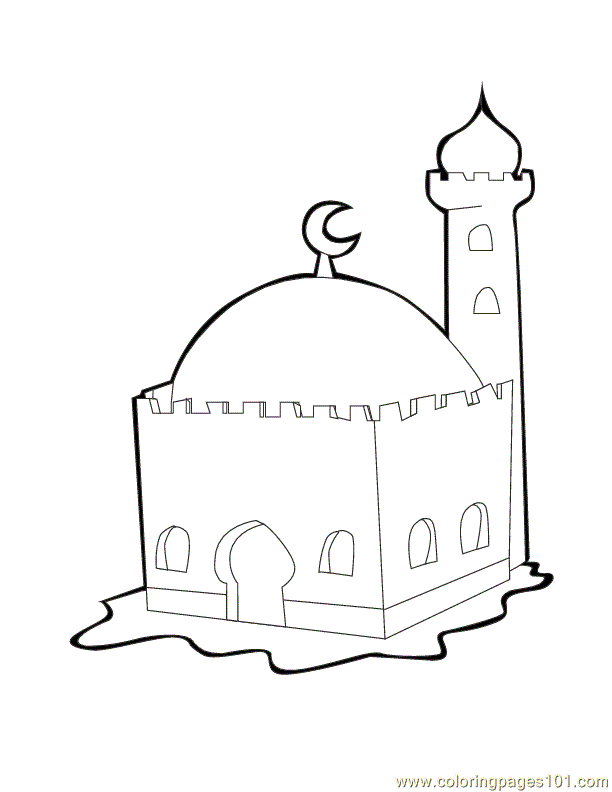 Masjid Drawing at GetDrawings.com  Free for personal use Masjid Drawing of your choice