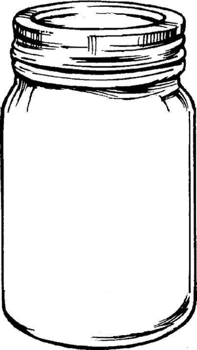 Mason Jar Drawing Template At GetDrawings Free Download