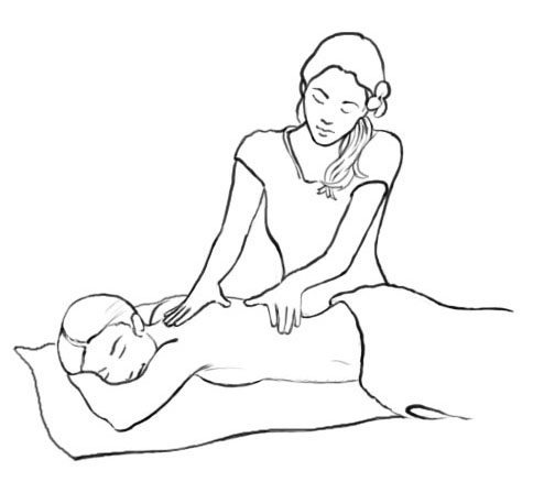 Massage Drawing at GetDrawings | Free download