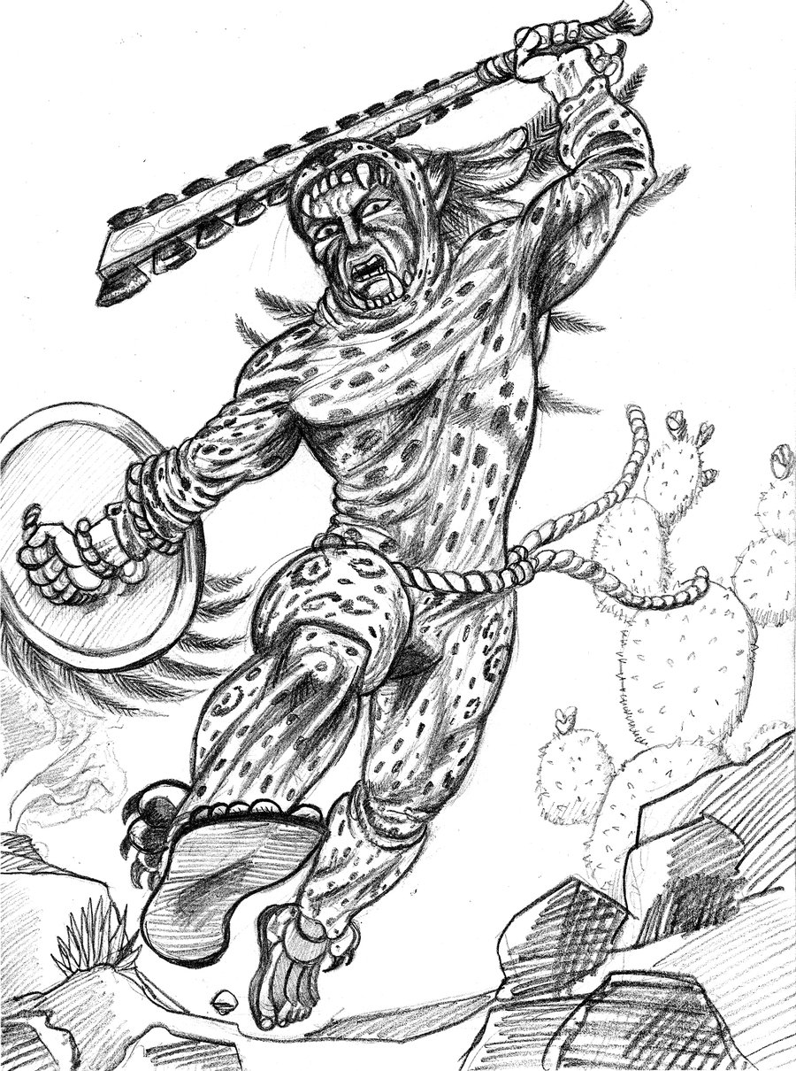 Mayan Warrior Drawing at GetDrawings Free download