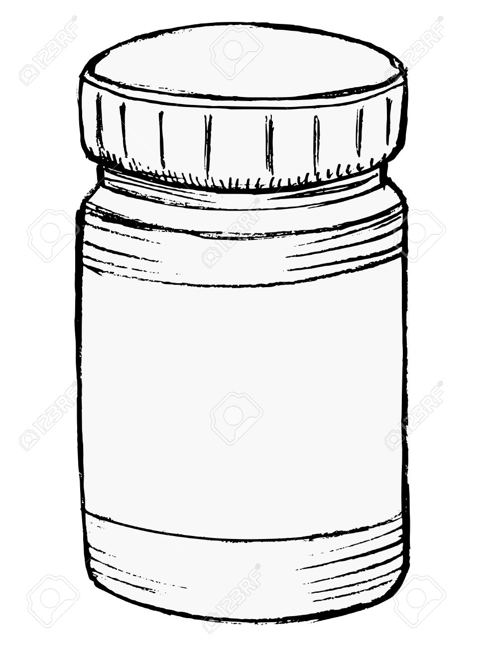 Medicine Bottle Drawing at GetDrawings Free download
