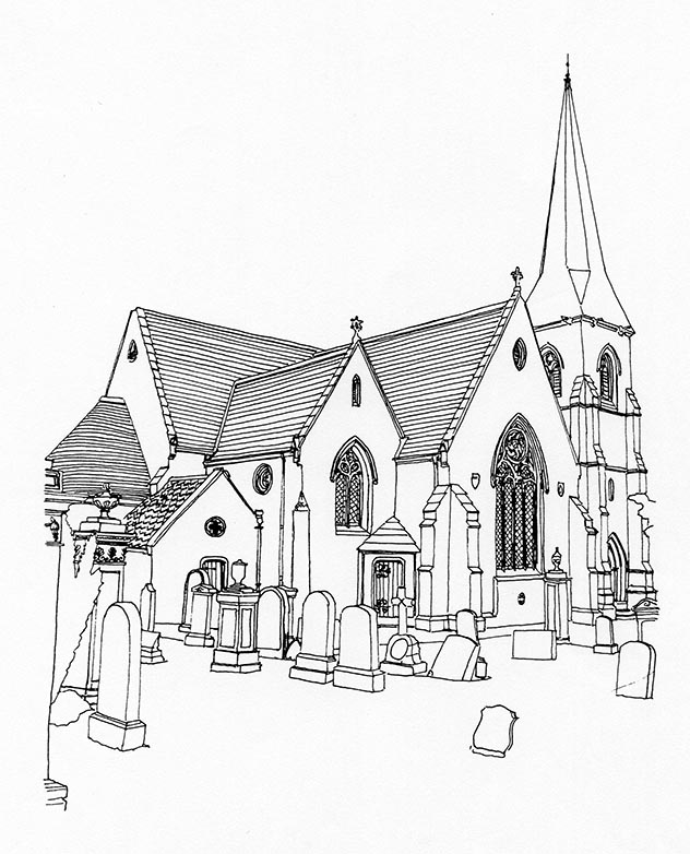 Medieval Church Drawing at GetDrawings Free download