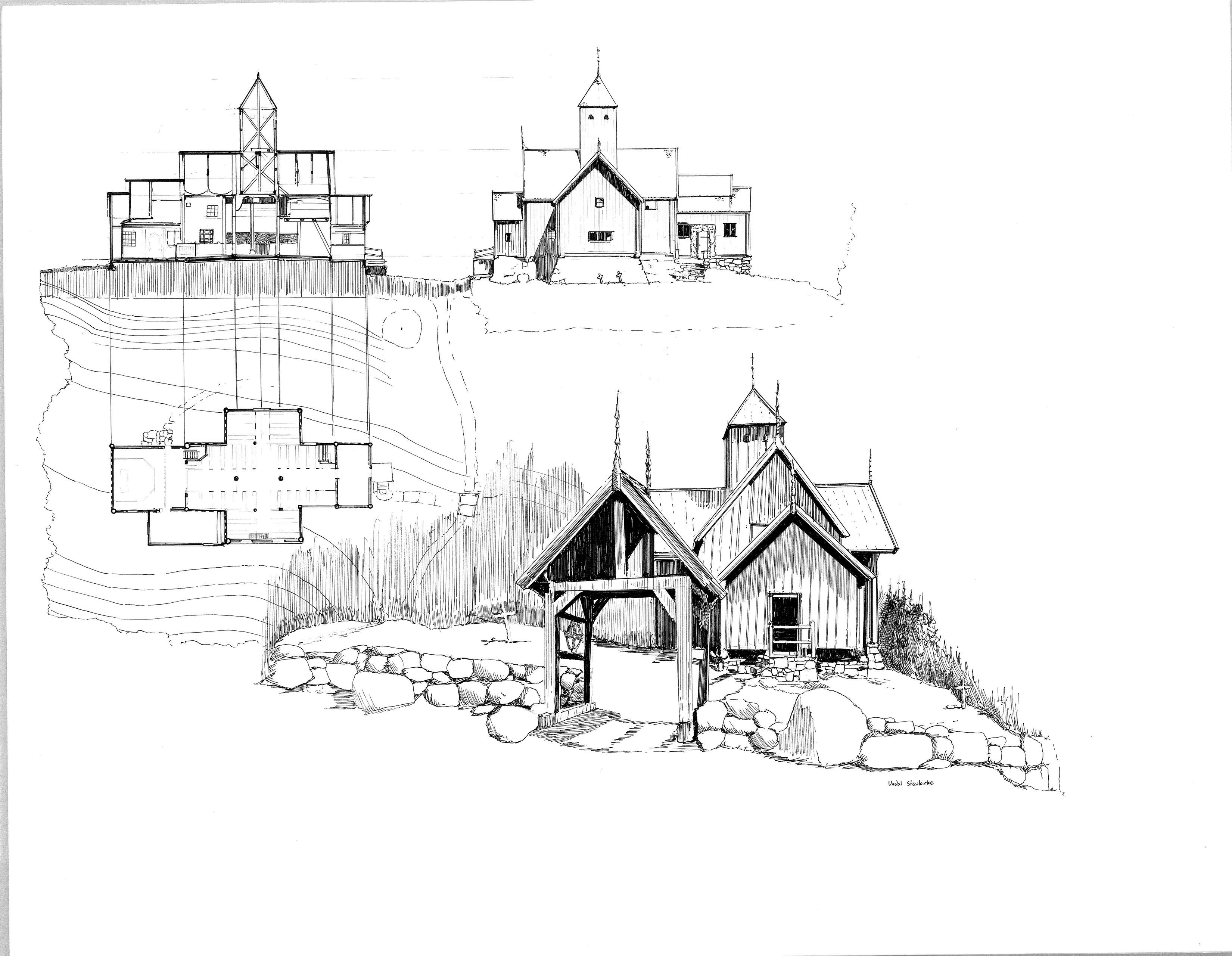 Medieval House Drawing at GetDrawings | Free download