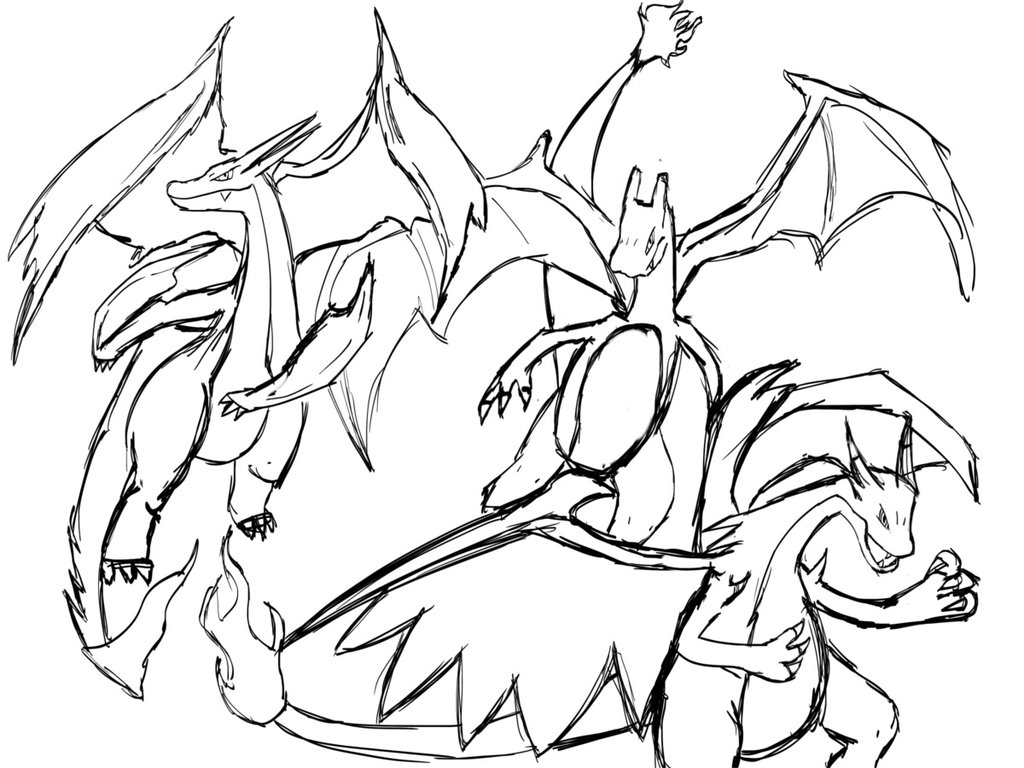 1024x768 Mega Charizard X And Y Wip By Shiningaster.