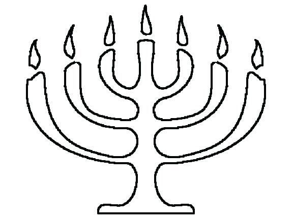 Menorah Drawing At Getdrawings 