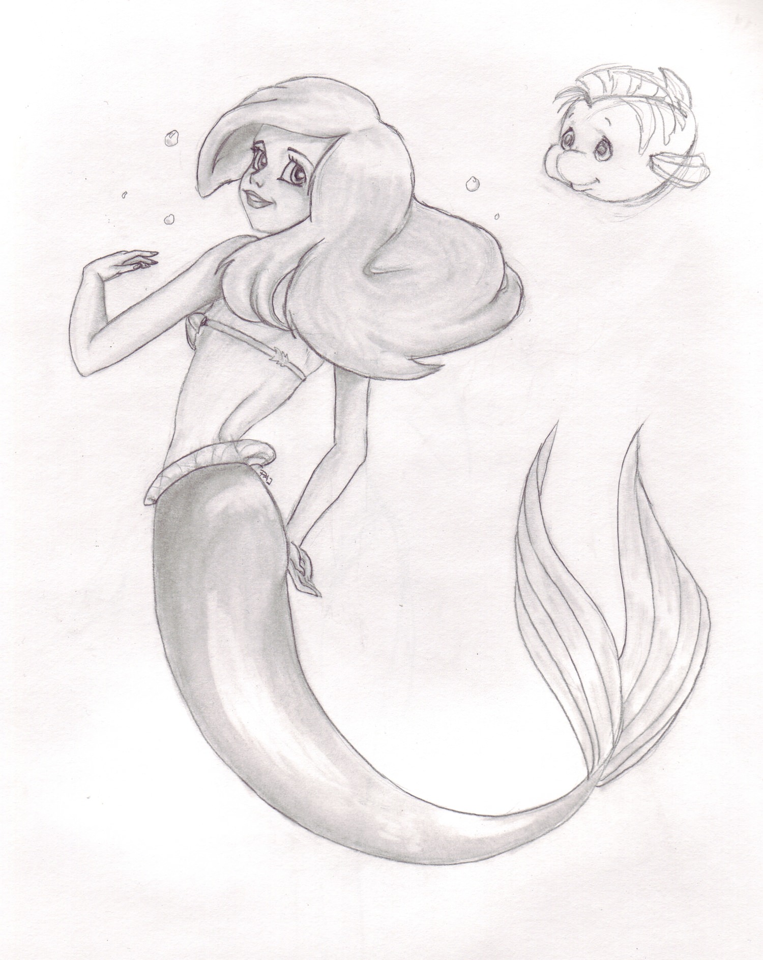 Mermaid Drawing Pictures.
