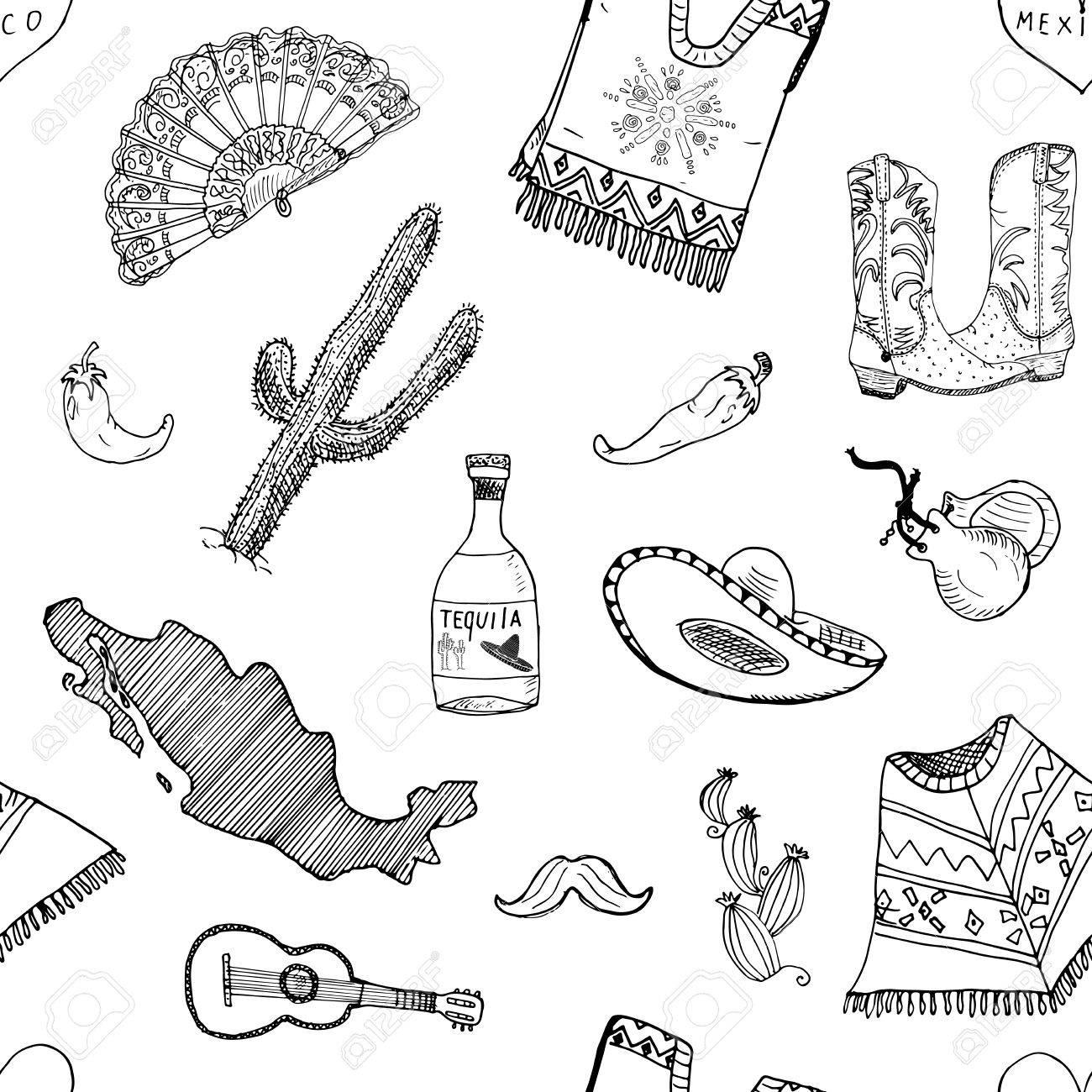 Mexican Sombrero Drawing at GetDrawings | Free download