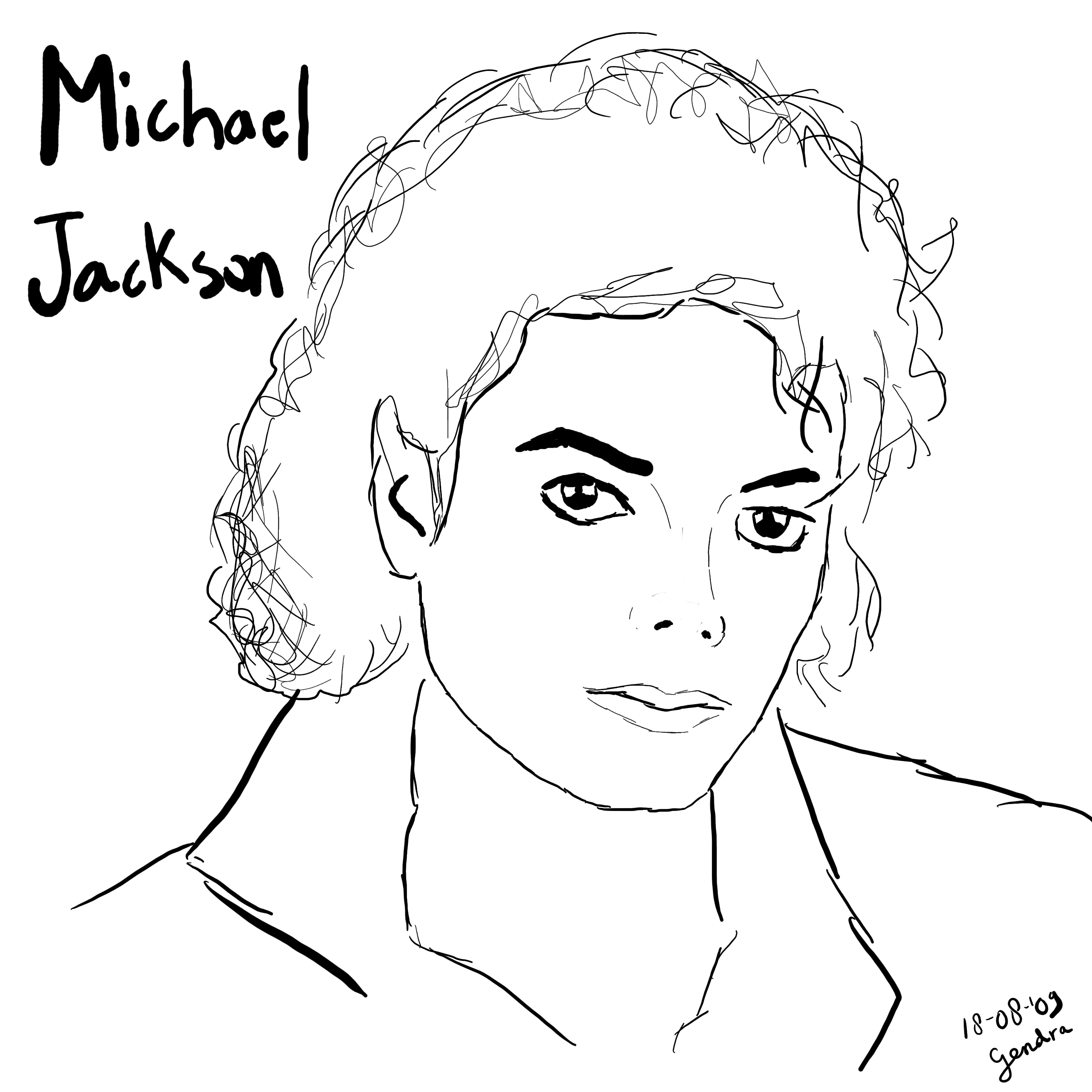 Michael Jackson Drawing at GetDrawings Free download