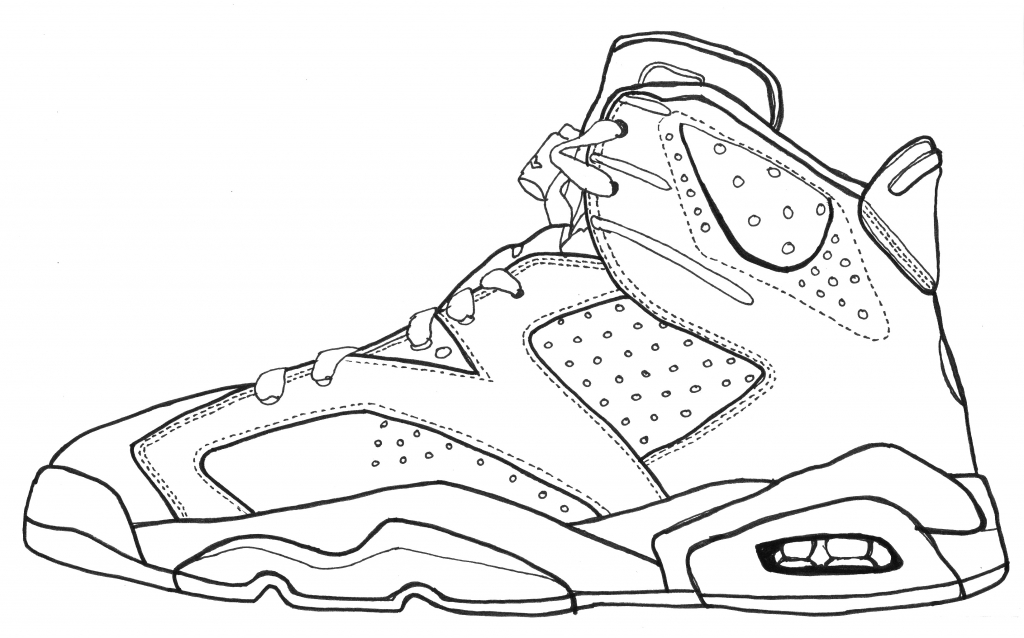 Michael Jordan Shoes Drawing at GetDrawings | Free download